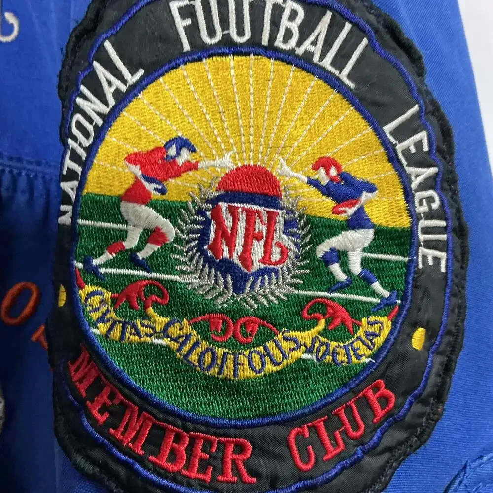 Vintage Denver Broncos NFL Stadium Coat Jacket Blue Men's Large